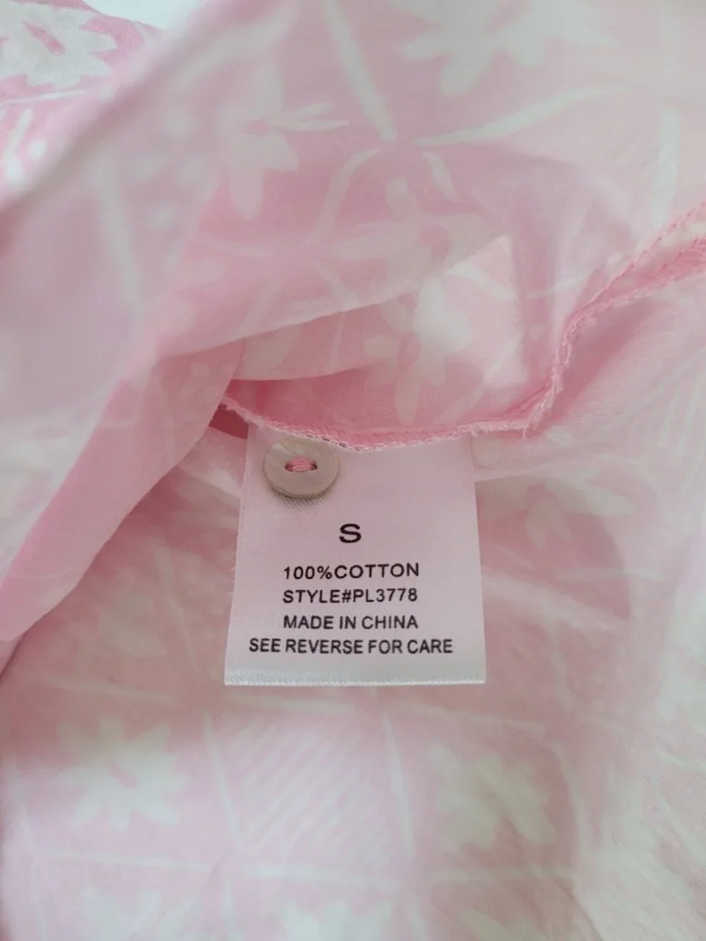 Pink Lily Pink Floral Tiered Ruffle Button Tank Top Small Coquette